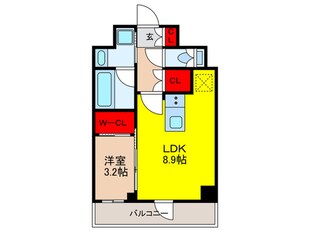 ﾋﾞｴﾗｺｰﾄ日本橋久松町の物件間取画像